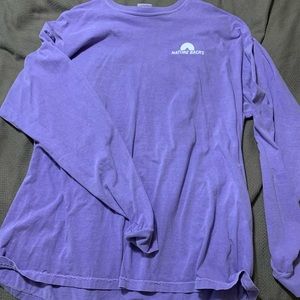 Nature back long sleeve shirt